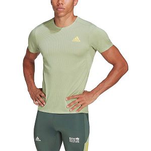 Adidas Adizero Speed Kısa Sleeve Tişört Erkek Yeşil | HSTJ-05641