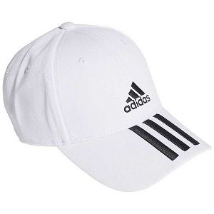 Adidas Baseball 3 Stripes Pamuklu Twill Cap Şapka Çocuk Beyaz | YFRO-74698