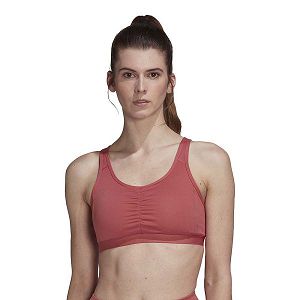 Adidas Coreessentials Medium-Support Spor Sütyeni Kadın Kırmızı | BDQH-39651