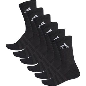 Adidas Cushion Crew 6 Pairs Çorap Çocuk Siyah | AQTL-39508