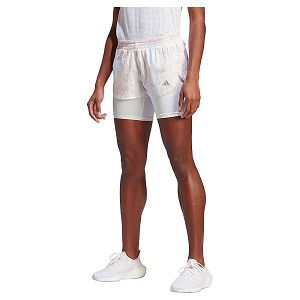 Adidas Fast 2 In 1 Aop Shorts Pantolon Kadın Beyaz | SVON-12364