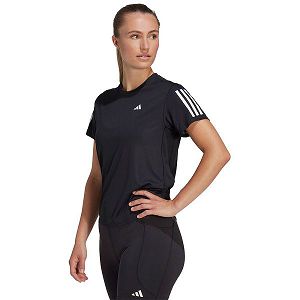 Adidas Own The Run Kısa Sleeve Tişört Kadın Siyah | XNWD-41305