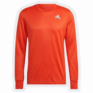 Adidas Own The Run Long Sleeve Tişört Erkek Turuncu | IGOA-20917