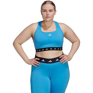 Adidas Power Medium-Support Techfit Big Spor Sütyeni Kadın Mavi | AZYF-03965