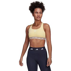 Adidas Power Medium-Support Techfit Spor Sütyeni Kadın Sarı | MAYZ-18206