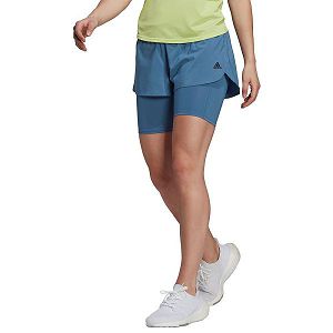 Adidas RI 3B 2 In 1 Shorts Pantolon Kadın Mavi | NGVR-49210