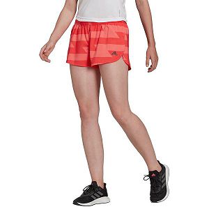 Adidas Run Fast LB 4´´ Shorts Pantolon Kadın Kırmızı | TEBF-35609