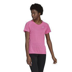 Adidas Runner Kısa Sleeve Tişört Kadın Pembe | PXIN-45316