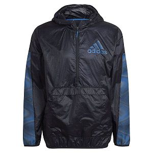 Adidas Season Windbreaker Ceket Erkek Mavi | GXML-73619