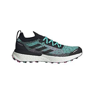 Adidas Terrex Two Ultra Primeblue Patika Koşu Ayakkabısı Erkek Black/Green | CBNU-71420