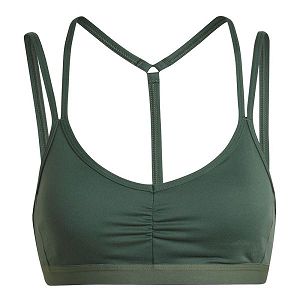 Adidas Yoga Essentials Light-Support Spor Sütyeni Kadın Kahverengi | KOBP-96014