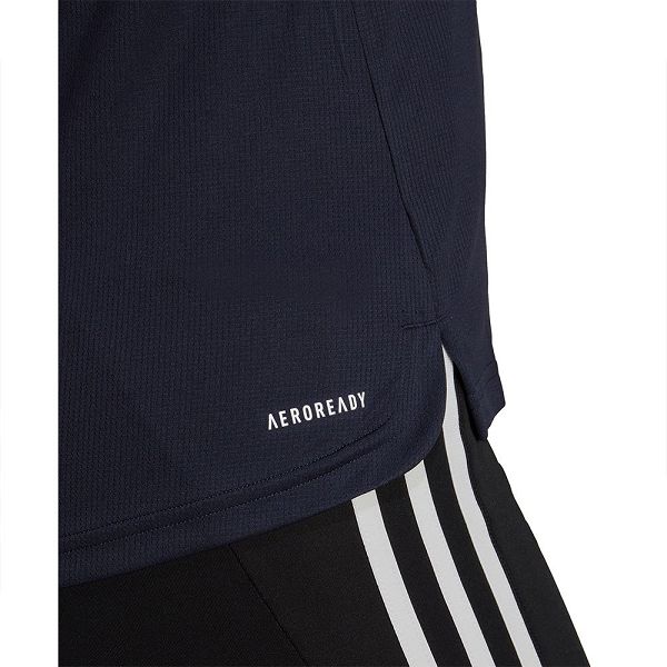 Adidas 3 Stripes Kısa Sleeve Tişört Kadın Mavi | AXOE-60813