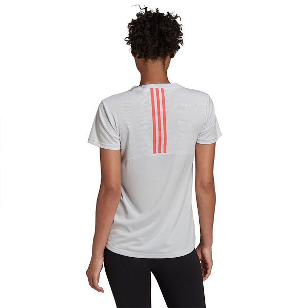 Adidas 3 Stripes Kısa Sleeve Tişört Kadın Gri | IFSY-36285