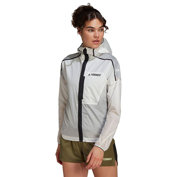 Adidas AGR Windbreaker Ceket Kadın Gri | QHTW-24693