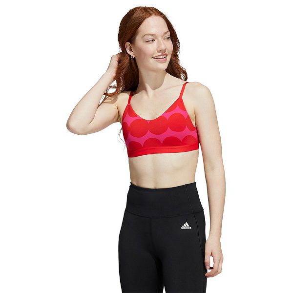 Adidas AM Marimekko Top Spor Sütyeni Kadın Kırmızı | XZIA-54901