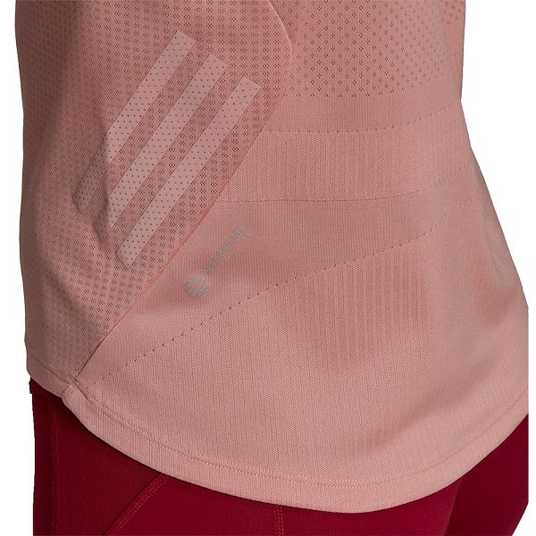 Adidas Adizero Kısa Sleeve Tişört Kadın Pembe | KWRM-79842