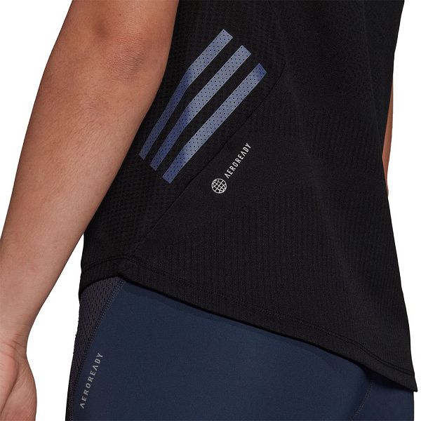 Adidas Adizero Kısa Sleeve Tişört Kadın Siyah | TDQM-23864