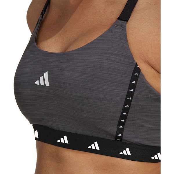 Adidas Aeroimpact Light-Support Techfit Spor Sütyeni Kadın Gri | APVG-10524