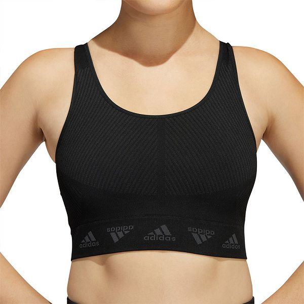 Adidas Aeroknit Spor Sütyeni Kadın Siyah | FUPI-94308