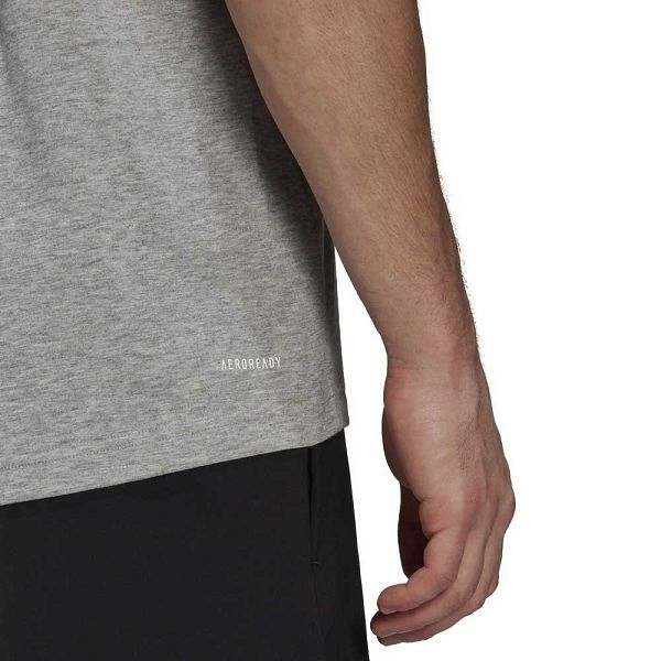 Adidas Aeroready Designed 2 Move FeelReady Spor Kısa Sleeve Tişört Erkek Gri | QIGP-74016