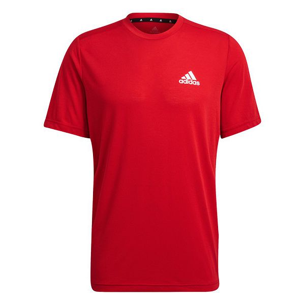 Adidas Aeroready Designed 2 Move FeelReady Spor Kısa Sleeve Tişört Erkek Kırmızı | UZMD-31705