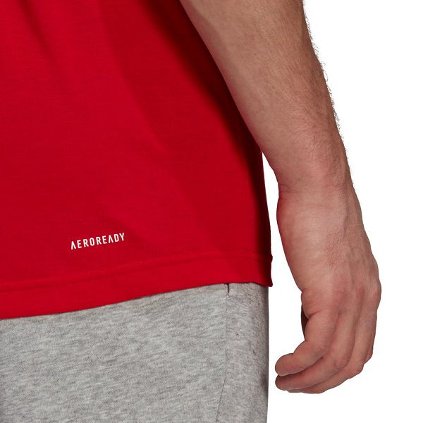 Adidas Aeroready Designed 2 Move FeelReady Spor Kısa Sleeve Tişört Erkek Kırmızı | UZMD-31705