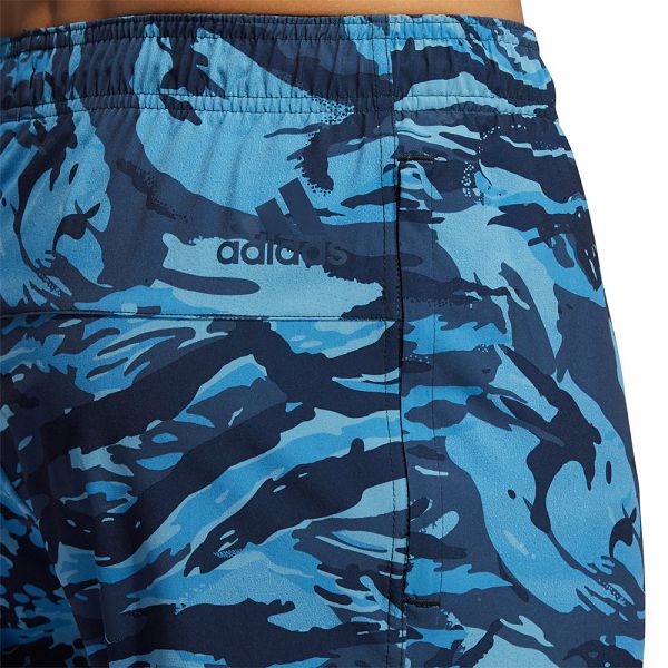 Adidas Antrenman 3 Stripes Camo Long Pantolon Erkek Mavi | CHYL-64512