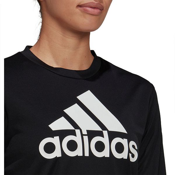 Adidas BL Long Sleeve Tişört Kadın Siyah | STVF-85146