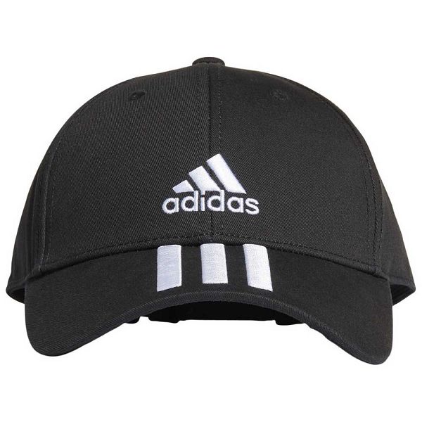 Adidas Baseball 3 Stripes Pamuklu Twill Cap Şapka Çocuk Siyah | ACFP-45362