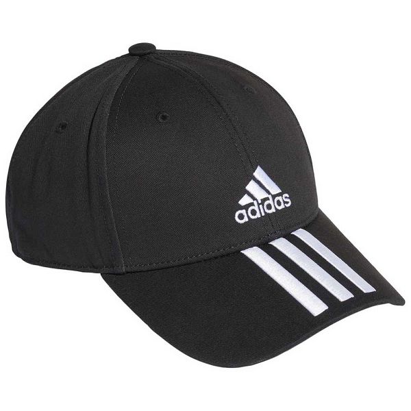 Adidas Baseball 3 Stripes Pamuklu Twill Cap Şapka Çocuk Siyah | ACFP-45362