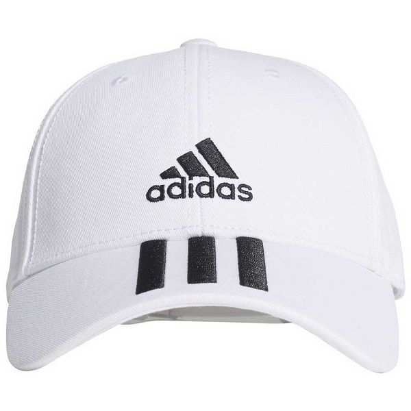 Adidas Baseball 3 Stripes Pamuklu Twill Cap Şapka Çocuk Beyaz | YFRO-74698