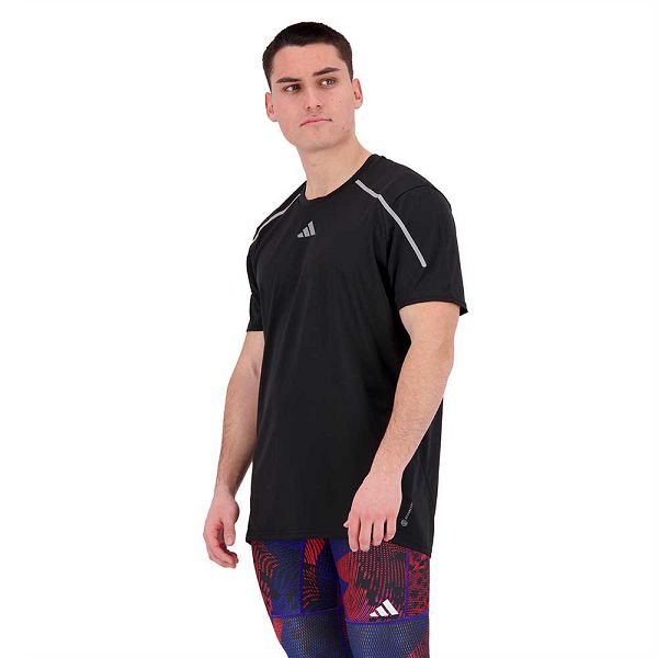 Adidas Confident Kısa Sleeve Tişört Erkek Siyah | UKGW-75846