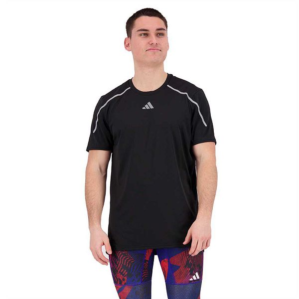 Adidas Confident Kısa Sleeve Tişört Erkek Siyah | UKGW-75846