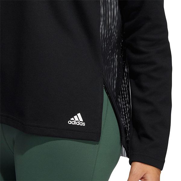 Adidas Dance Layering Long Sleeve Tişört Kadın Siyah | XCMB-15032