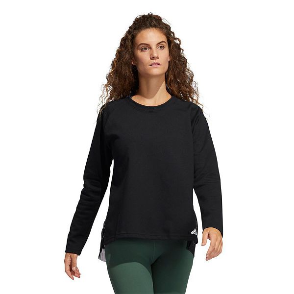 Adidas Dance Layering Long Sleeve Tişört Kadın Siyah | XCMB-15032