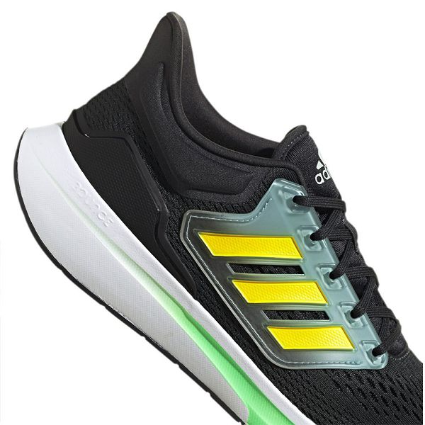 Adidas EQ21 Run Koşu Ayakkabısı Erkek Siyah | LERC-70394