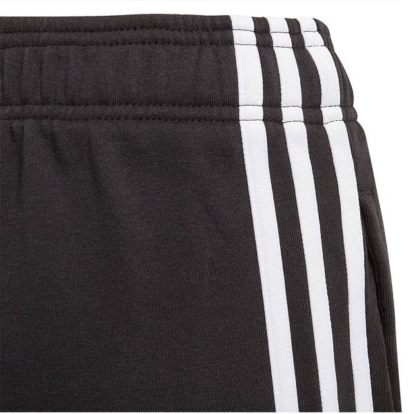 Adidas Essentials 3 Stripes Knit Kısa Pantolon Çocuk Siyah | EIMX-70812