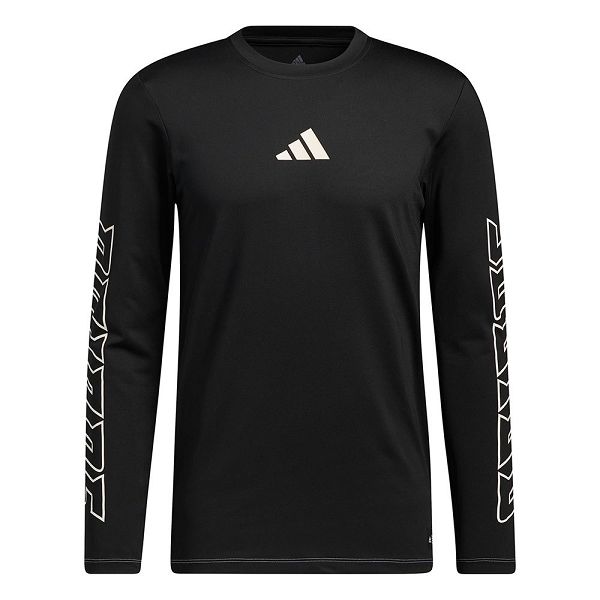 Adidas FB Hype Long Sleeve Tişört Erkek Siyah | UCPZ-04528