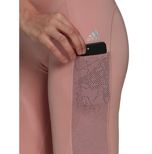 Adidas Fastimp Dantel BT Kısa Tayt Kadın Pembe | KUPN-59834