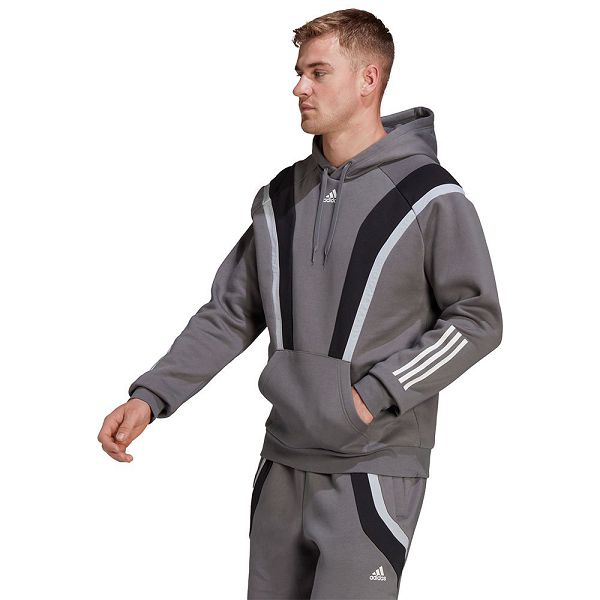 Adidas Fleece Tişörtü Erkek Gri | IUSQ-41095