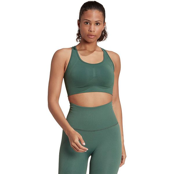 Adidas Formotion Sculpt Medium-Support Spor Sütyeni Kadın Yeşil | FVKL-47139