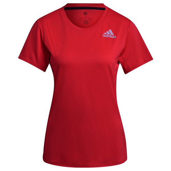 Adidas Heat RDY Kısa Sleeve Tişört Kadın Kırmızı | UMVR-59387