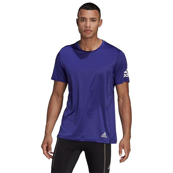 Adidas IT Kısa Sleeve Tişört Erkek Mavi | ZUQH-50817