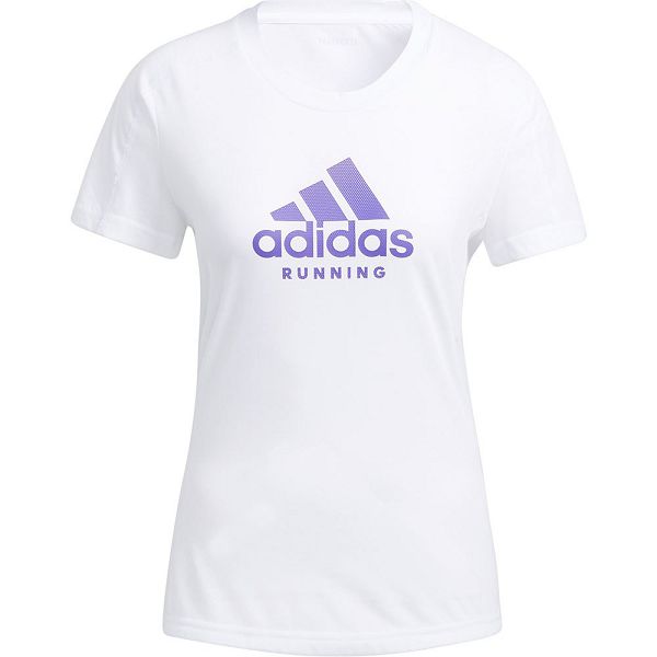 Adidas Logo Baskılı Kısa Sleeve Tişört Kadın Beyaz | YJWU-58209