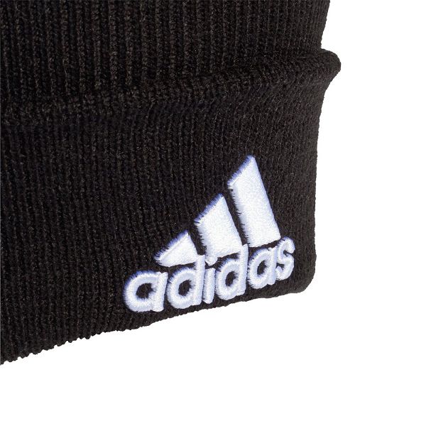 Adidas Logo Woolie Beanie Cap Şapka Erkek Siyah | LDWR-02176