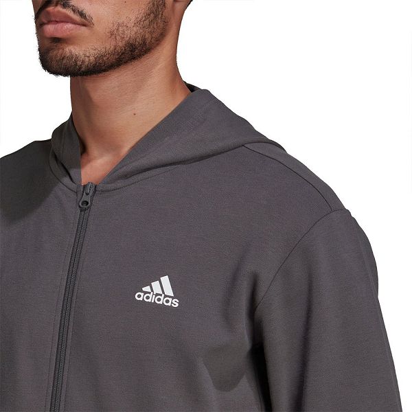 Adidas Motion Full Zip Tişörtü Erkek Gri | JERY-13820