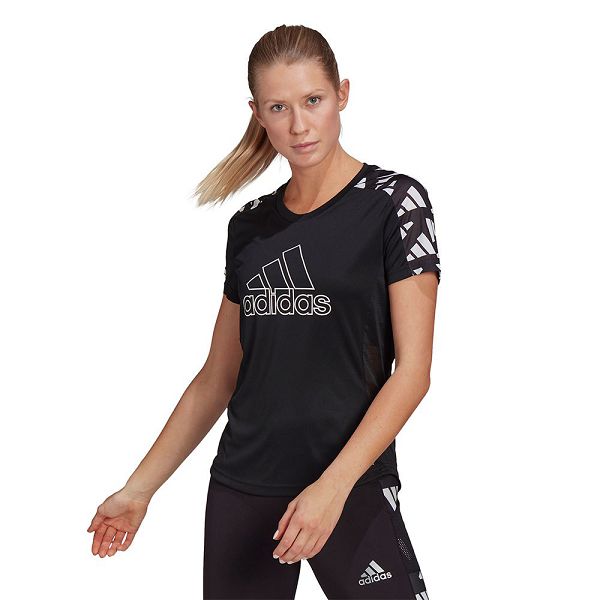 Adidas Own The Run Celebration Kısa Sleeve Tişört Kadın Siyah | YPVG-50246