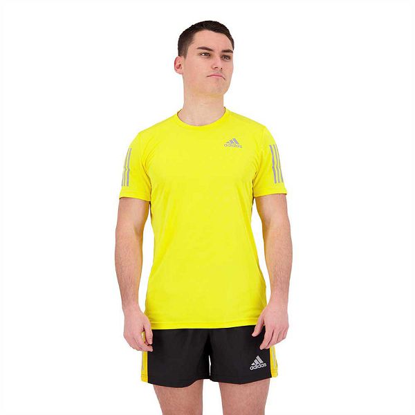 Adidas Own The Run Kısa Sleeve Tişört Erkek Sarı | GNDK-49758