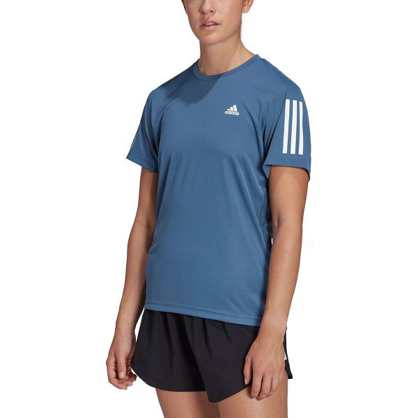 Adidas Own The Run Kısa Sleeve Tişört Kadın Mavi | DOFS-29450