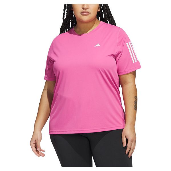 Adidas Own The Run Kısa Sleeve Tişört Kadın Pembe | ITPK-90527